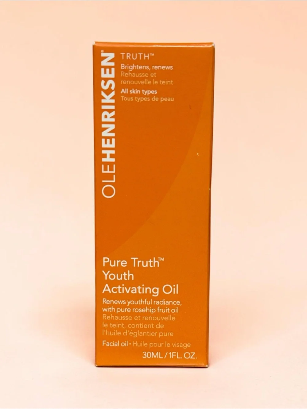 Ole Henriksen Pure Truth Youth Activating Facial Oil 30mL / 1 Fl Oz NIB Rare HTF